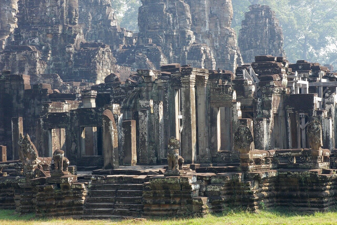 Ancient Temples an Ruins Khmer, Cambodia